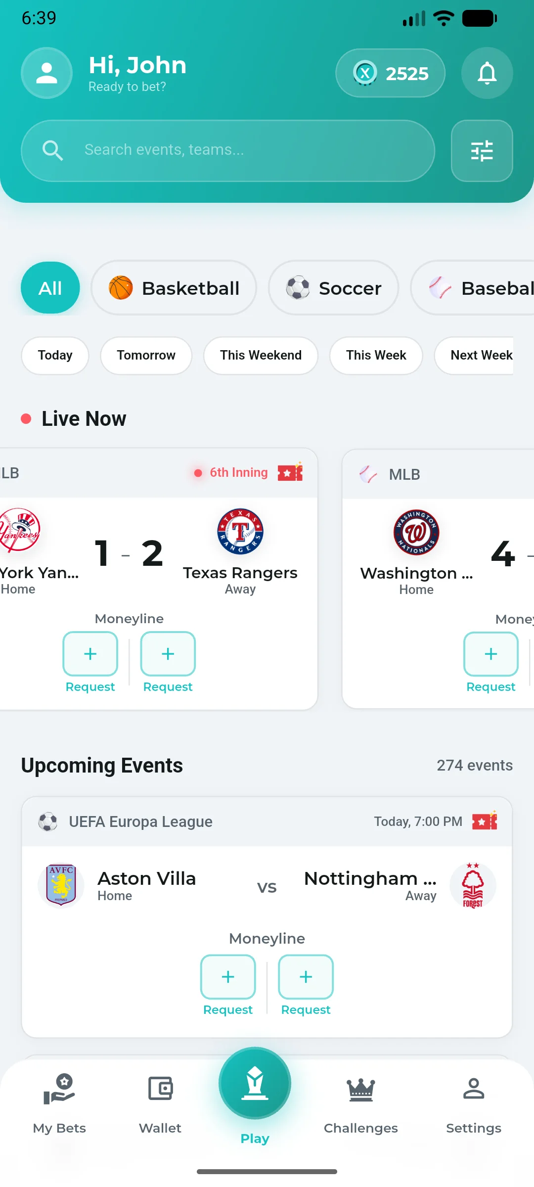 Hero — Live home dashboard